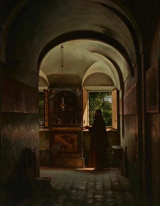 Monaco in un interno